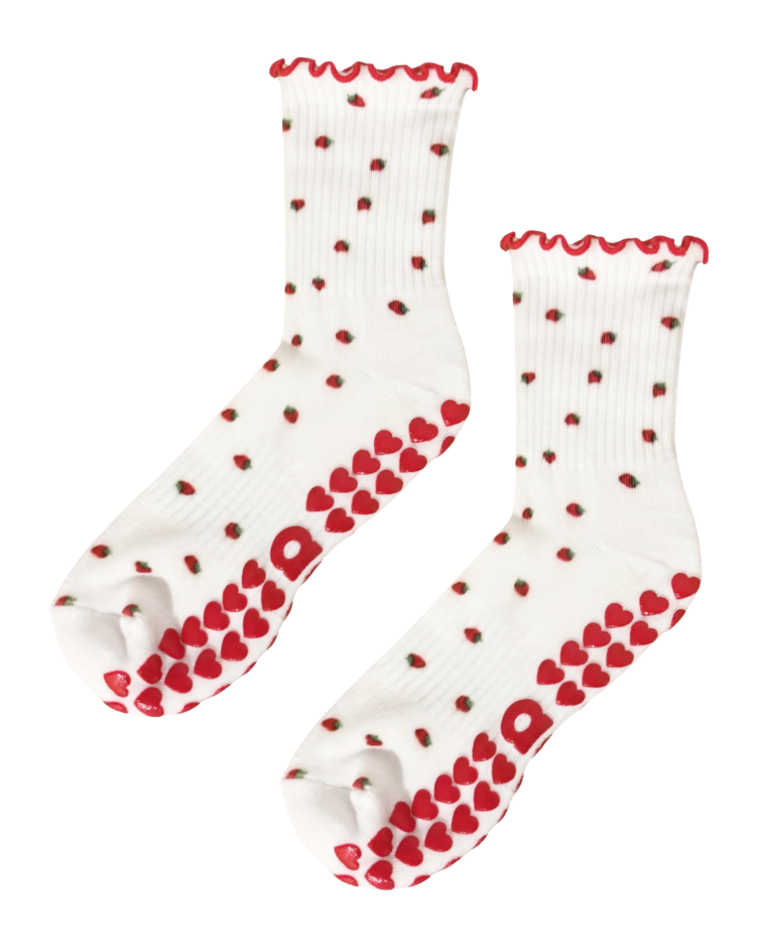 Strawberry Grip Sock