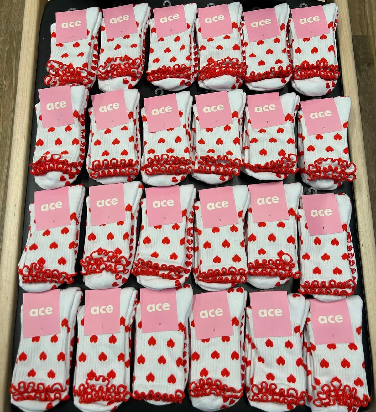 Valentine’s Day Grip Socks