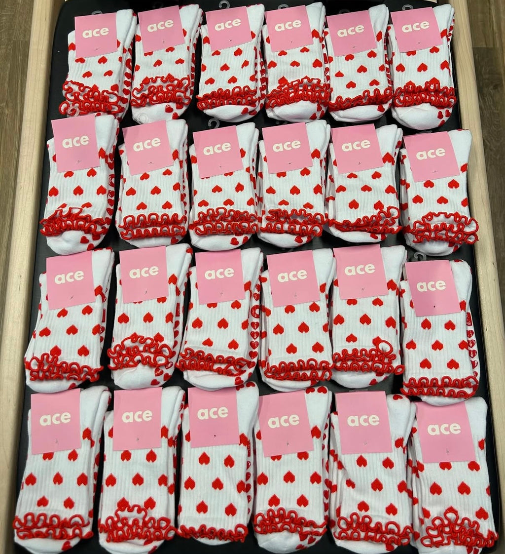 Heart Grip Sock