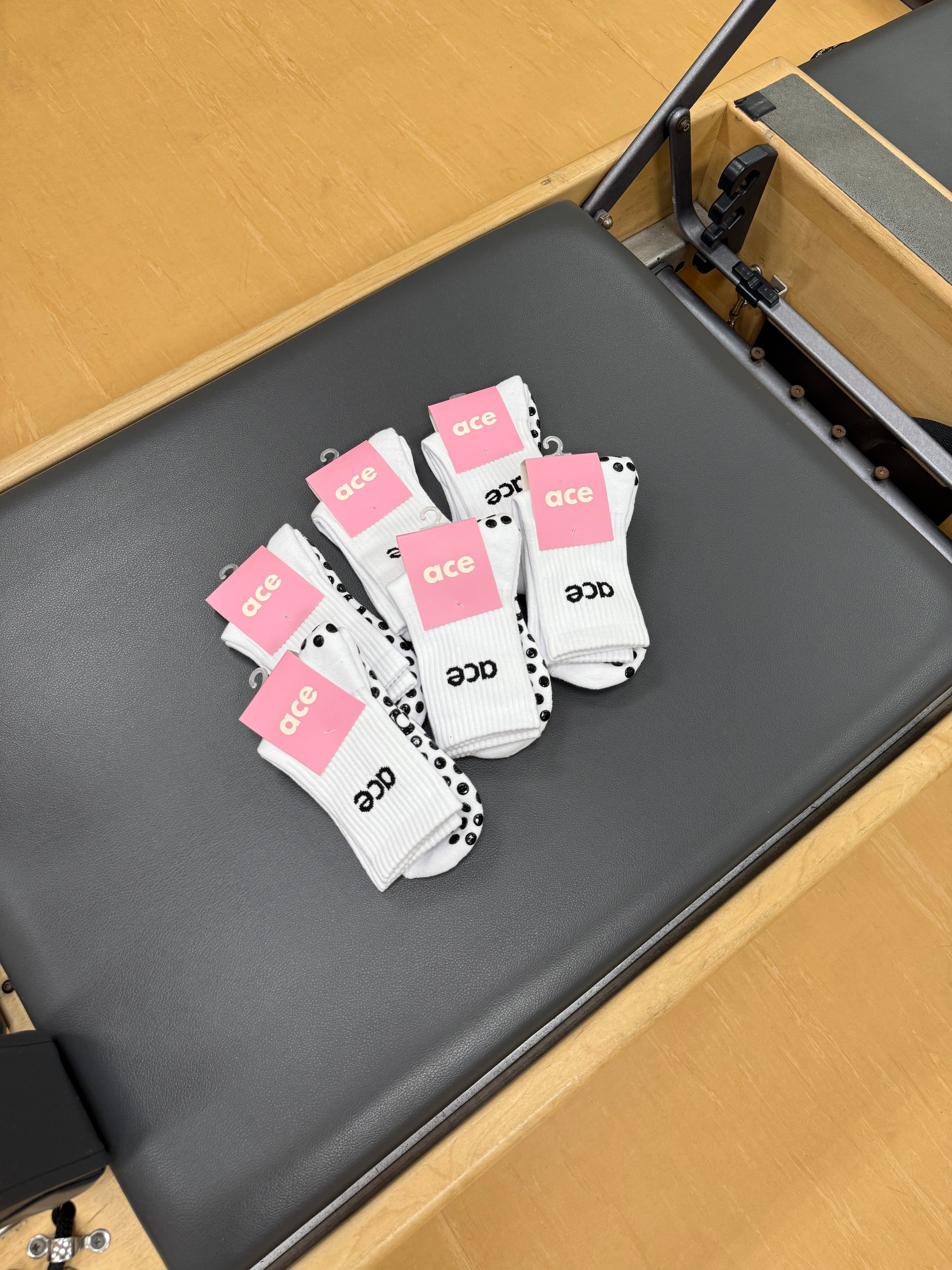 Classic White Grip Sock