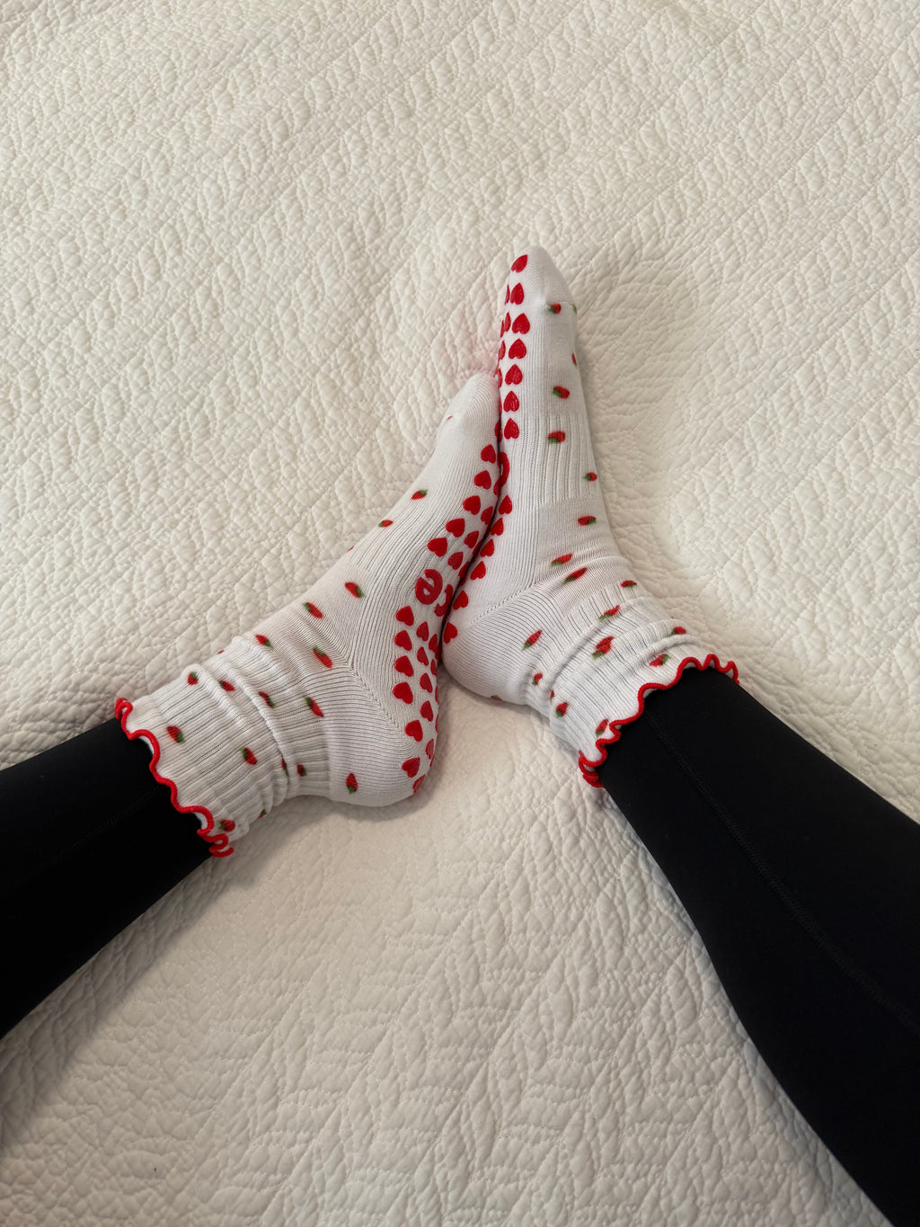 Strawberry Grip Sock