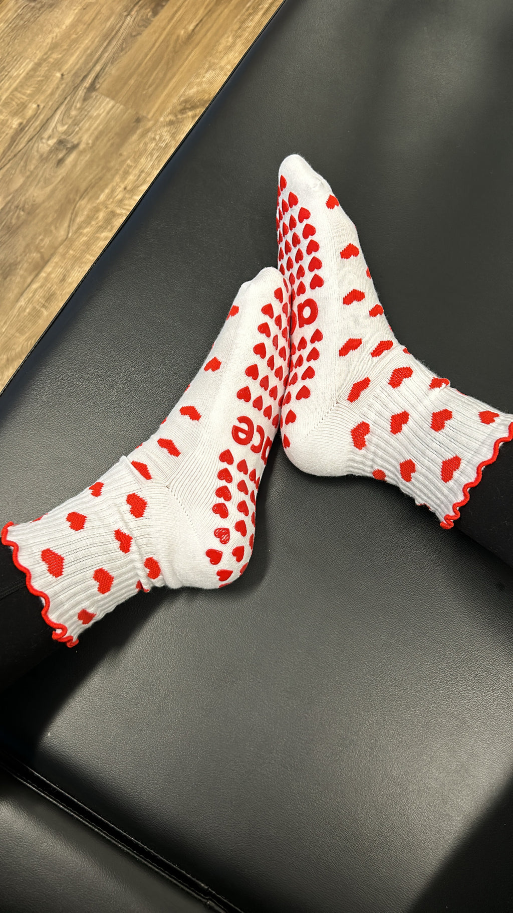 Red Heart Grip Sock