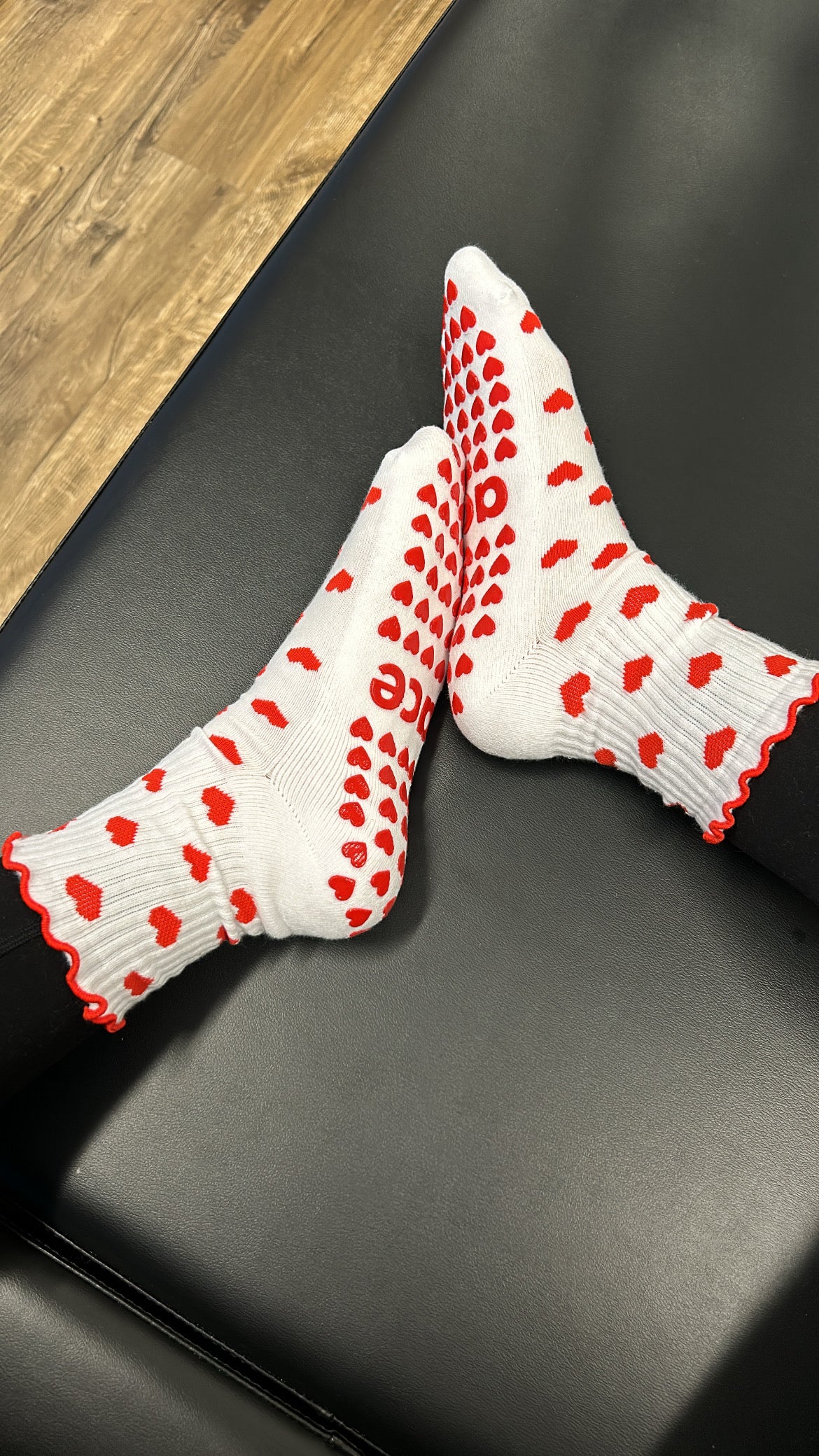 Red Heart Grip Sock