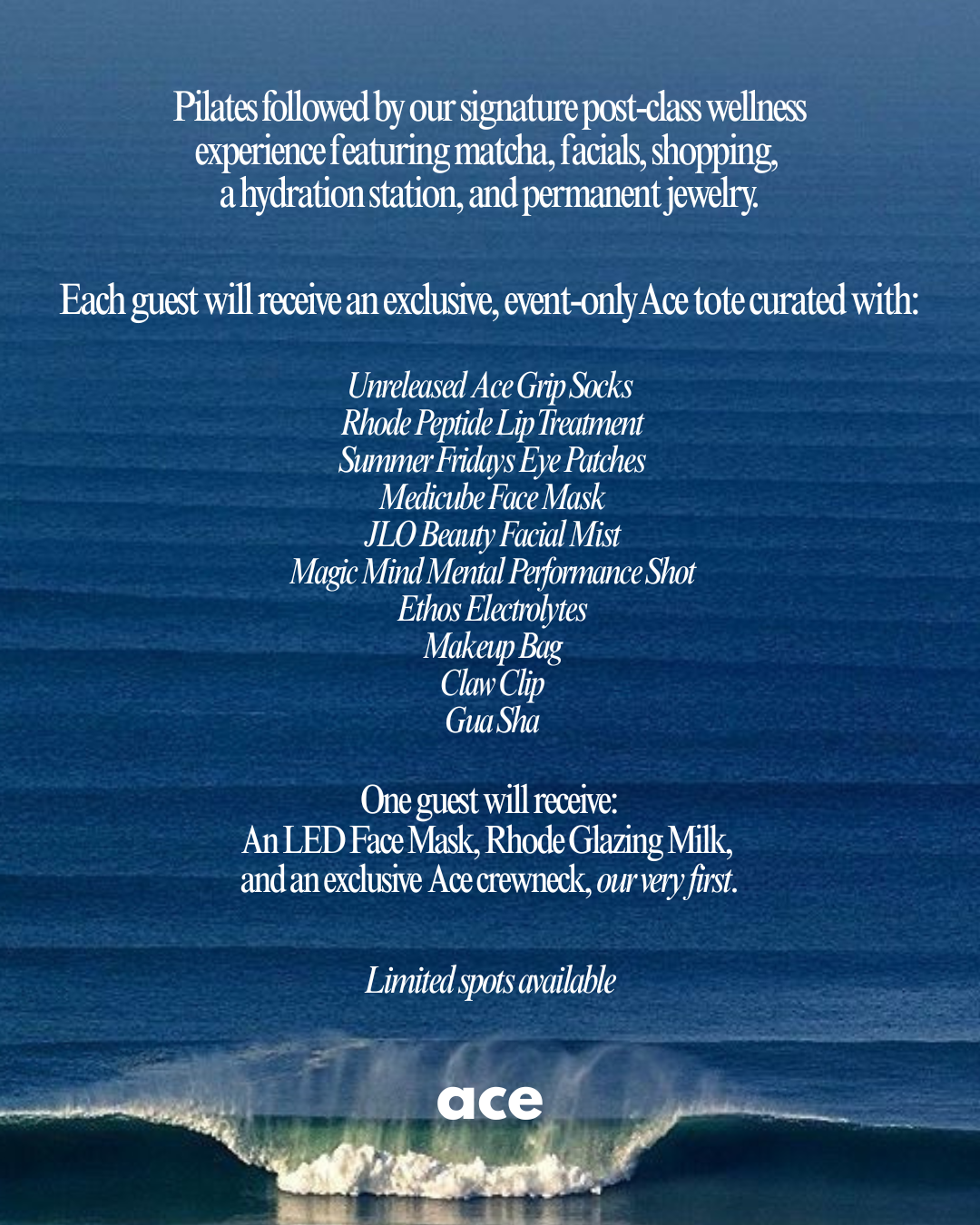 Ace Access Pilates + Wellness Experience Tickets