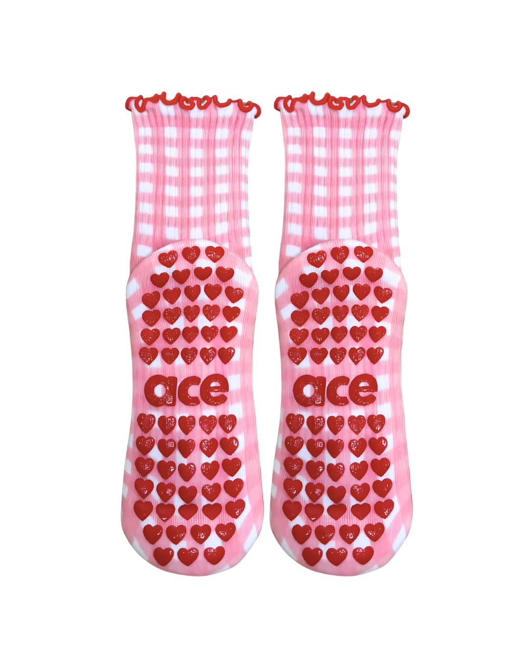 Gingham Grip Sock
