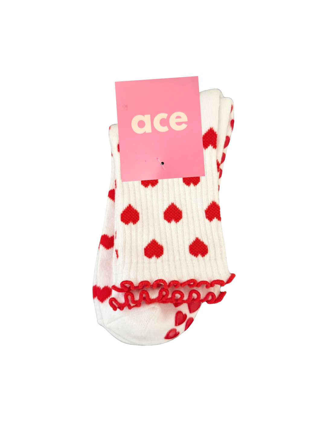Red Heart Grip Sock