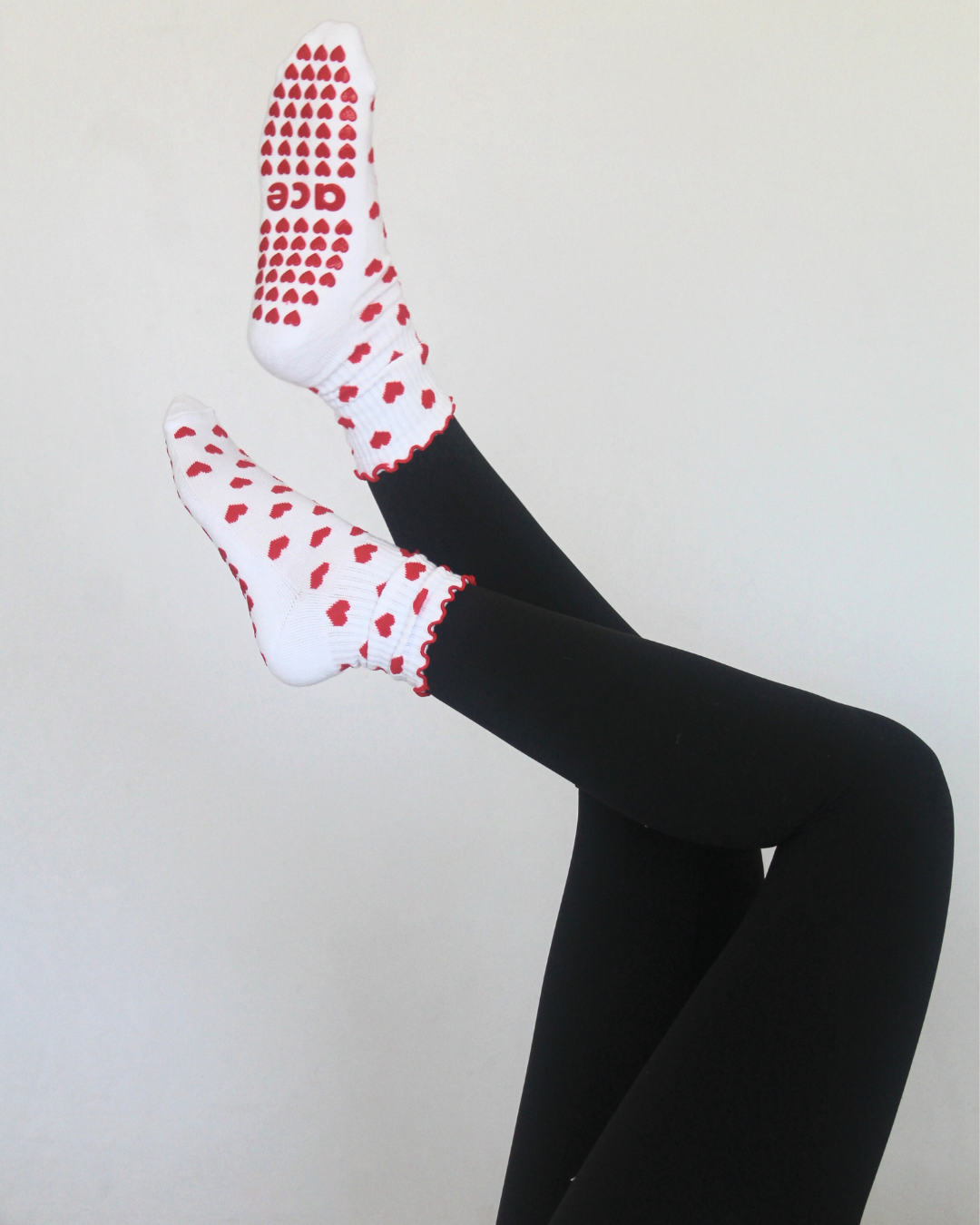 Red Heart Grip Sock
